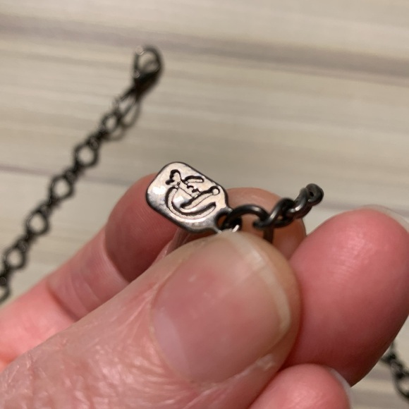 4 tier necklace with chains and beads - Picture 8 of 8